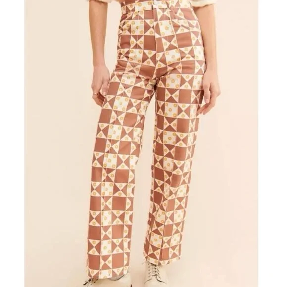 Lisa Says Gah quilt pattern Robyn jeans size 25 Pants - Picture 1 of 5